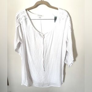 Studio Works white cotton tunic size 1 X